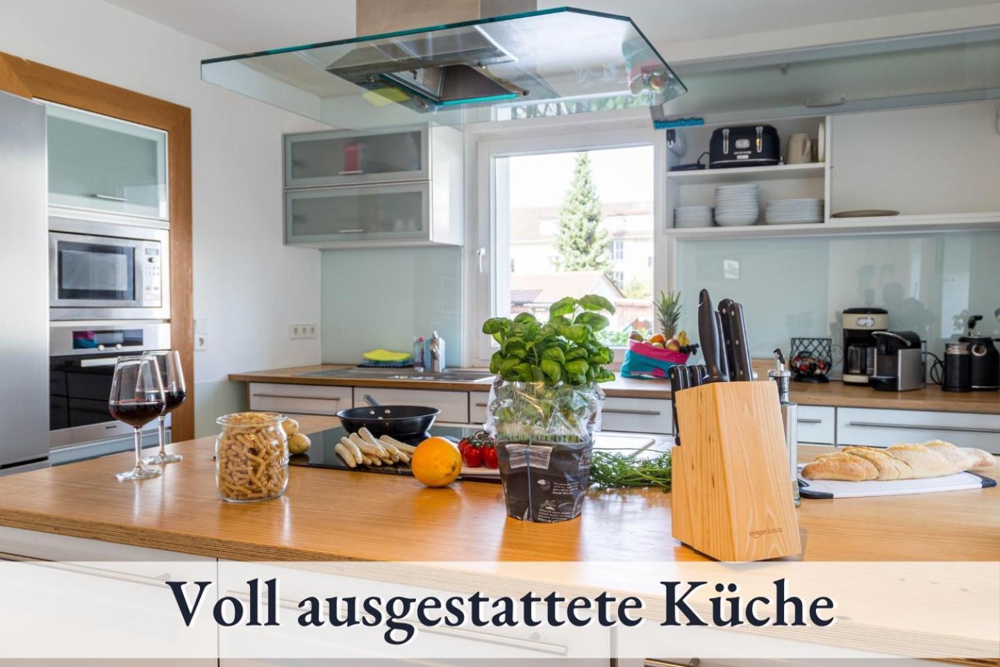 Relaxapartment Fuer Bis Zu 8 Gaeste, Familienfreundlich, Mit Viel Platz Und Garten ราเวนส์บวร์ก ภายนอก รูปภาพ